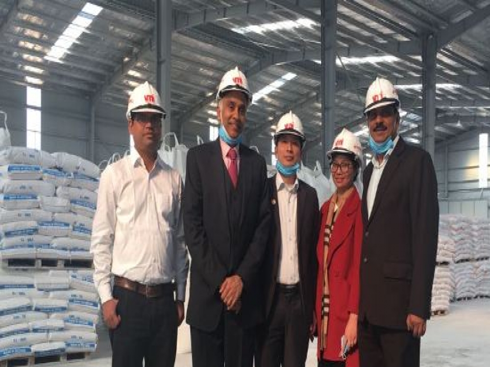 Ambassador visits R. K. Marble Group in Yen Bai Province